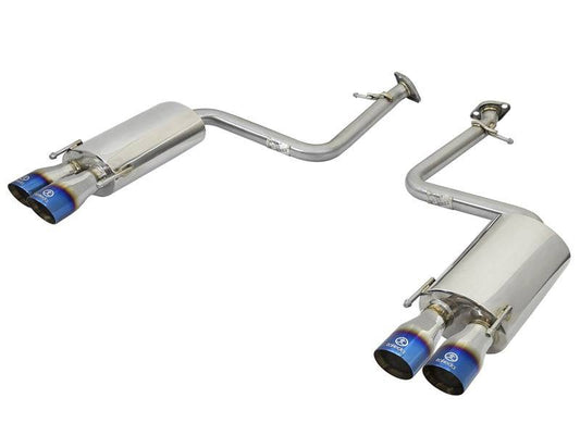 aFe Takeda 16-17 Lexus RC 200T 2.0L (t) 2in. SS Axle-Back Exhaust System w/Polished Blue Tips - My Store