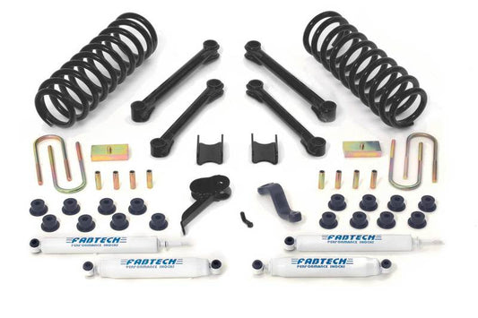 Fabtech 03-08 Dodge 2500/3500 4WD Diesel Only 4.5in Perf Sys w/Perf Shks - Mammoth Racing -