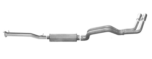 Gibson 15-19 GMC Sierra 2500 HD Base 6.0l 3.5in/3in Cat-Back Dual Sport Exhaust - Stainless - Mammoth Racing -