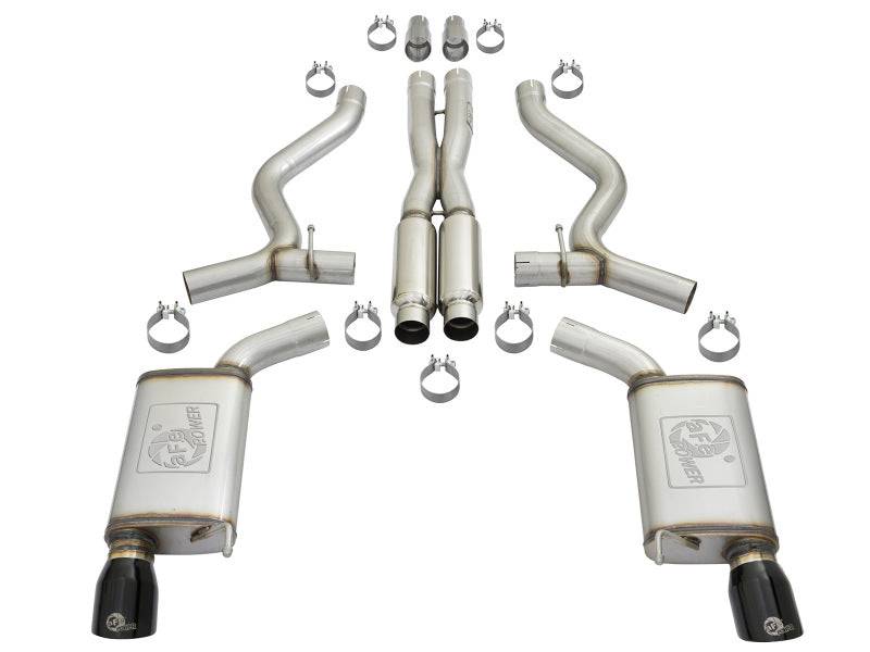 aFe 11-21 Dodge Durango V6-3.6L / V8-5.7L MACH Force-Xp 304 SS Cat-Back Exhaust System w/ Black Tip - My Store