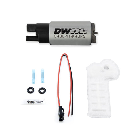 DeatschWerks 340lph DW300C Compact Fuel Pump 17-20 Honda Civic Type R (w/o Mounting Clips) - Mammoth Racing -