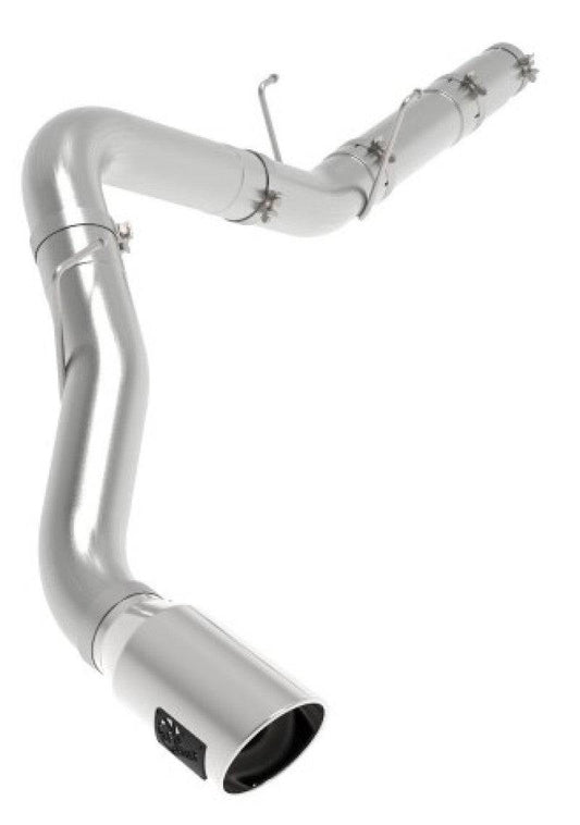 aFe ATLAS 5in DPF-Back Alum Steel Exhaust System w/Polished Tip 19-20 Ram Diesel Trucks L6-6.7L (td) - My Store