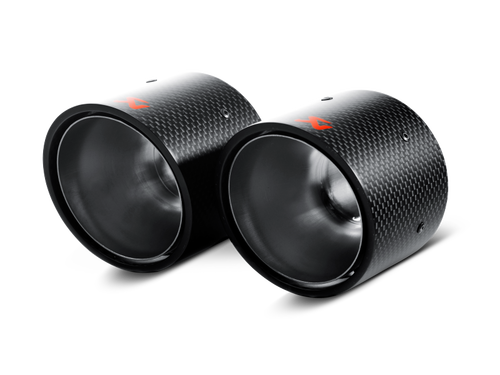 Akrapovic 07-14 MINI Cooper S (R56) / Cooper S Cabrio (R57) Tail Pipe Set (Carbon) - My Store