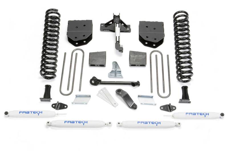 Fabtech 08-16 Ford F250/f350 4WD 4in Basic Sys w/Perf Shks - My Store