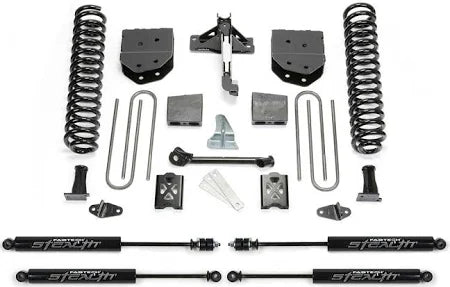 Fabtech 05-07 Ford F250/350 4WD 6in/8in 4 Link System - Component Box 1 - Black - Mammoth Racing -