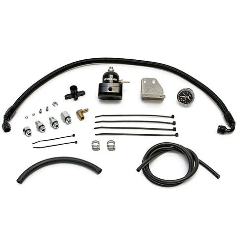 AMS Performance 08-15 Mitsubishi EVO X Fuel Pressure Regulator Kit - Black - My Store