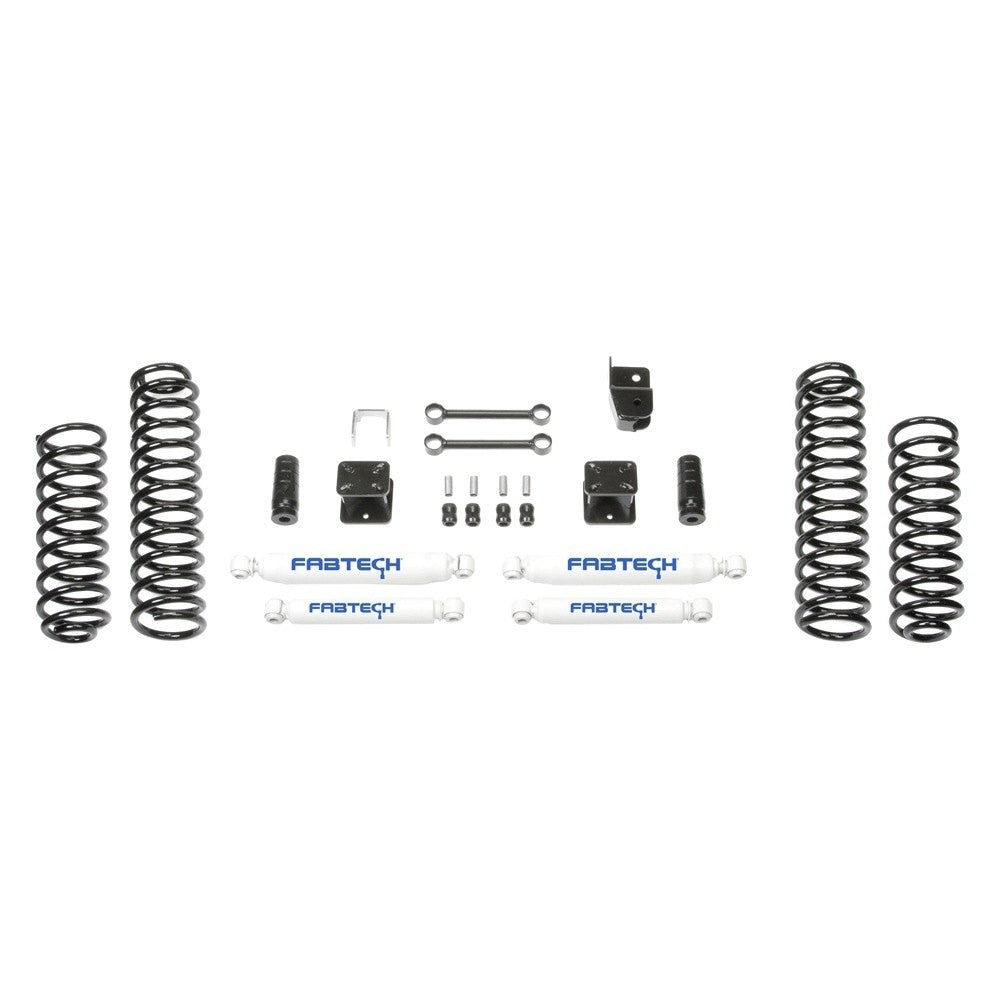Fabtech 07-18 Jeep JK 4WD 2/4-Door 3in Trail II System - Standard Box Kit - Mammoth Racing -