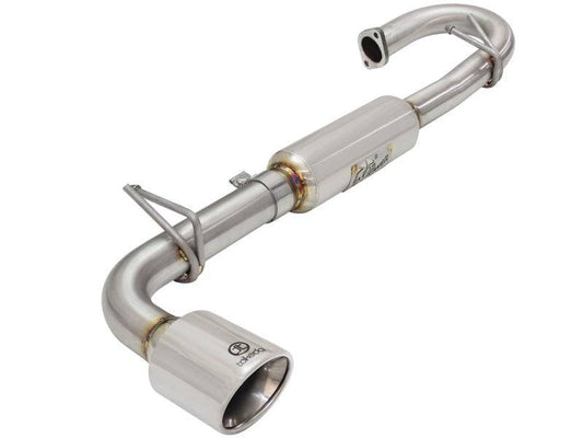 aFe 11-16 Scion TC L4-2.5L 304SS 2-1/4in to 2-1/2in Axle-Back Takeda Exhaust w/ Polished Tip - My Store