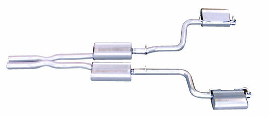 Gibson 08-10 Dodge Challenger Srt8 6.1l 2.5in Cat-Back Dual Exhaust - Stainless - Mammoth Racing -