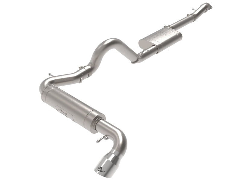 aFe Apollo GT 3in 409 SS Cat-Back Exhaust 2021 Ford Bronco L4-2.3L (t)/V6-2.7L (tt) w/ Polished Tips - Mammoth Racing -