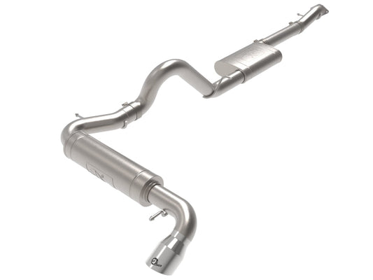 aFe Apollo GT 3in 409 SS Cat-Back Exhaust 2021 Ford Bronco L4-2.3L (t)/V6-2.7L (tt) w/ Polished Tips - Mammoth Racing -