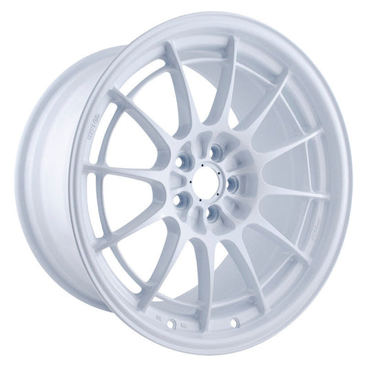 Enkei NT03+M 18x9.5 5x100 40mm Offset Vanquish White Wheel MOQ 40 - Mammoth Racing -