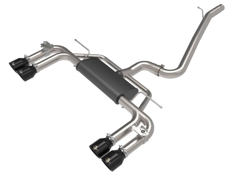 aFe MACHForce XP 3in-2.5in 304SS Exhaust Cat-Back 15-20 Audi S3 L4-2.0L (t) - Black Tips - Mammoth Racing -