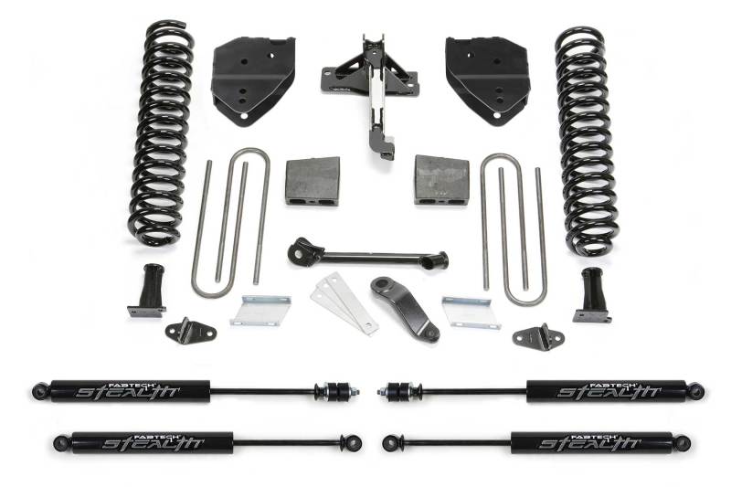 Fabtech 17-21 Ford F250/f350 4WD Diesel 4in Basic Sys w/Stealth - My Store