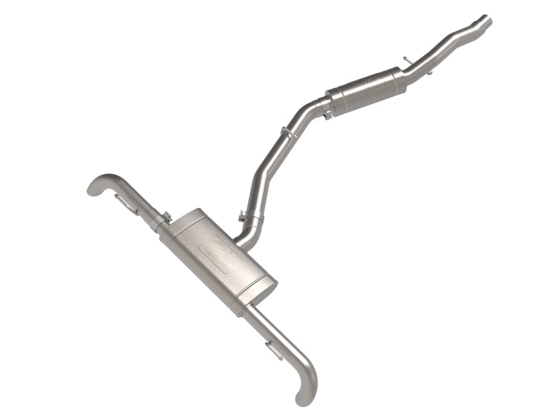aFe MACH Force-Xp 17-21 Audi Q5 L4-2.0L (T) 3in to 2.5in Stainless Steel Cat-Back Exhaust System - Mammoth Racing -