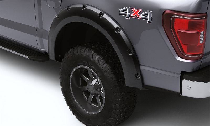 Bushwacker 09-14 Ford F-150 Forge Style Flares 4pc - Black - Mammoth Racing -