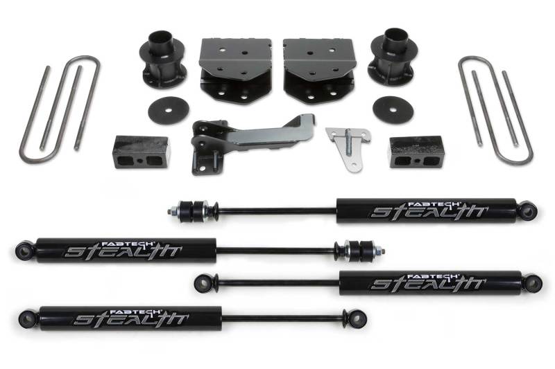 Fabtech 08-16 Ford F250/350/450 4WD 8 Lug 4in Budget Sys w/Stealth - My Store