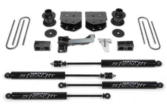 Fabtech 05-07 Ford F250/350 4WD 4in Budget Sys w/Stealth - Mammoth Racing -