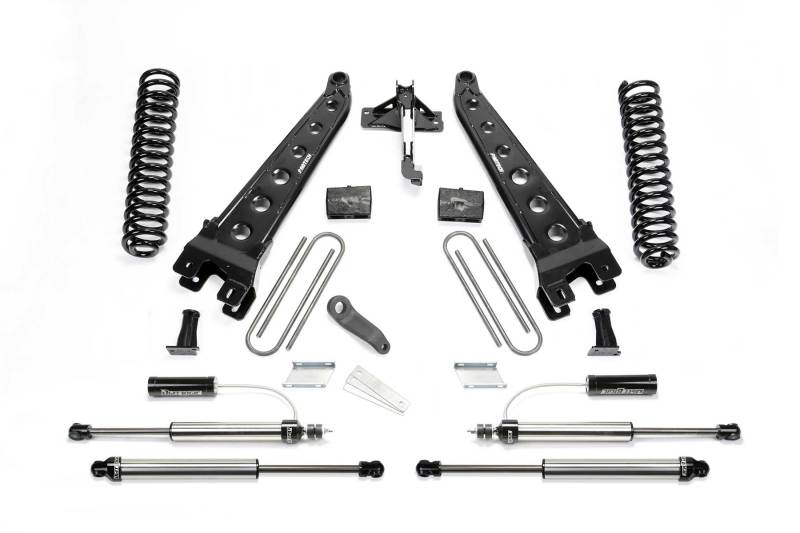 Fabtech 17-21 Ford F250/350 4WD Diesel 6in Rad Arm Sys w/Coils & 2.25 Dl Resi Frt & Dl Rr Shks - My Store