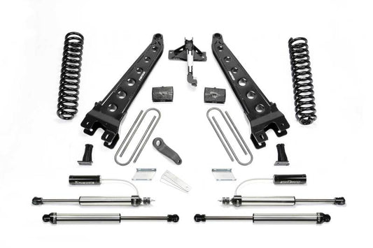 Fabtech 17-21 Ford F250/350 4WD Diesel 6in Rad Arm Sys w/Coils & 2.25 Dl Resi Frt & Dl Rr Shks - My Store