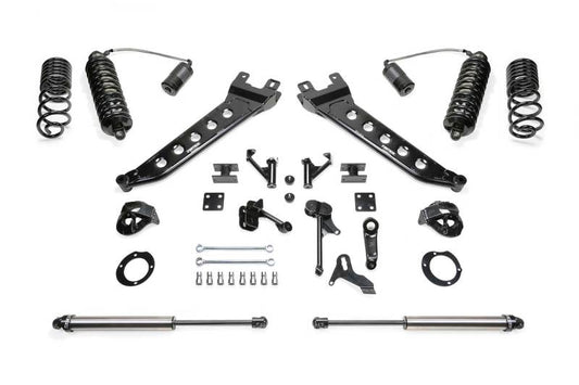 Fabtech 14-18 Ram 2500 4WD 5in Radius Arm Kit w/4.0 C/O Resi Dlss & Rr 2.25 Dlss - Mammoth Racing -