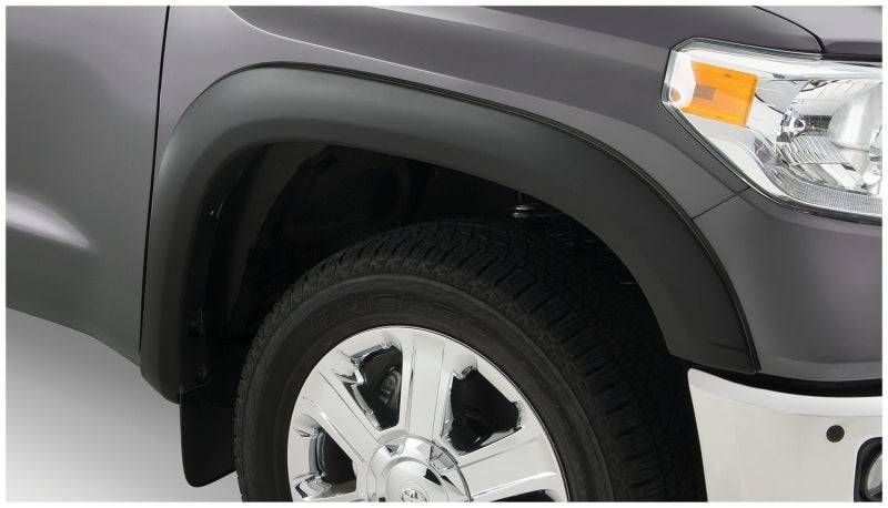 Bushwacker 14-18 Toyota Tundra OE Style Flares 2pc Fits w/ Factory Mudflap - Black - Mammoth Racing -