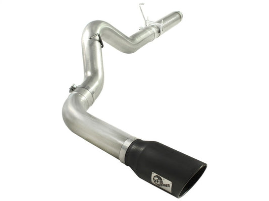 aFe MACHForce XP 5in DPF-Back 409SS Exhaust Dodge Diesel Trucks 07.5-12 L6-6.7L (td) Black Tip - Mammoth Racing -