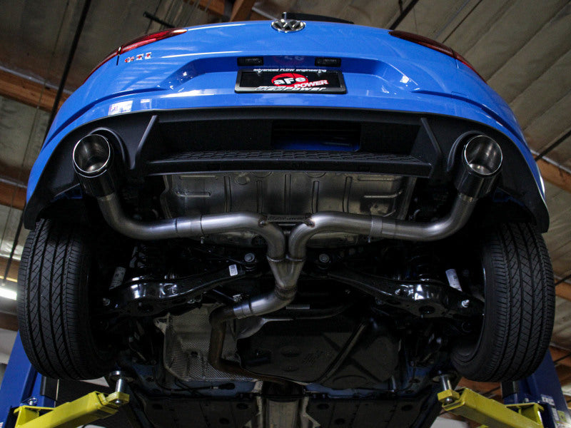 aFe 18-20 VW GTI (MK7.5) 2.0L MACH Force-Xp 3in to 2.5in 304 SS Axle-Back Exhaust System- Pol. Tips - Mammoth Racing -