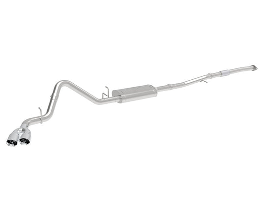 aFe Vulcan Series 3in 304SS Exhaust Cat-Back w/ Pol Tips 2019 GM Silverado / Sierra 1500 L4-2.7L (t) - Mammoth Racing -