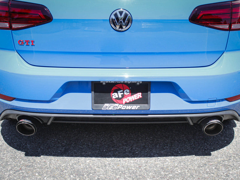 aFe 18-20 VW GTI (MK7.5) 2.0L MACH Force-Xp 3in to 2.5in 304 SS Axle-Back Exhaust System- Carb. Tips - Mammoth Racing -