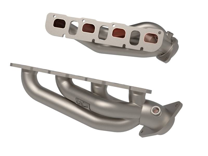 aFe Twisted Steel 2021+ Jeep Wrangler 392 JL 6.4L V8 Headers - Titanium Cerakote - My Store