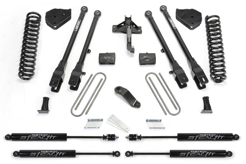 Fabtech 19-20 Ford F450/550 4WD Diesel 6in 4Link Sys w/Coils & Stealth - My Store
