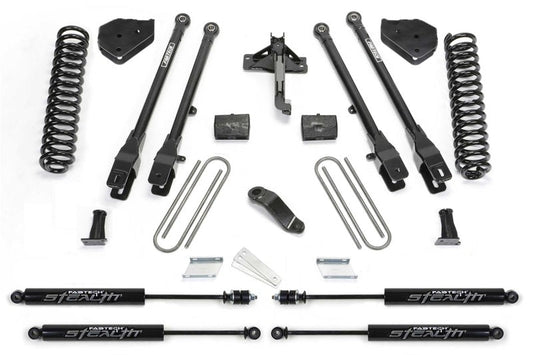 Fabtech 19-20 Ford F450/550 4WD Diesel 6in 4Link Sys w/Coils & Stealth - My Store