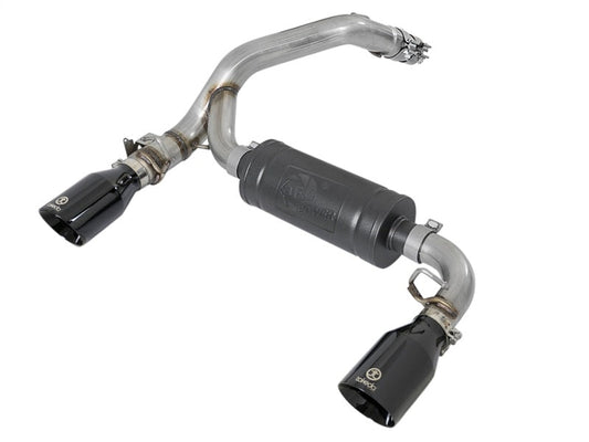 aFe Takeda 3in 304 SS Axle-Back Exhaust System w/ Black Tip 16-18 Ford Focus RS 2.3L (t) - Mammoth Racing -
