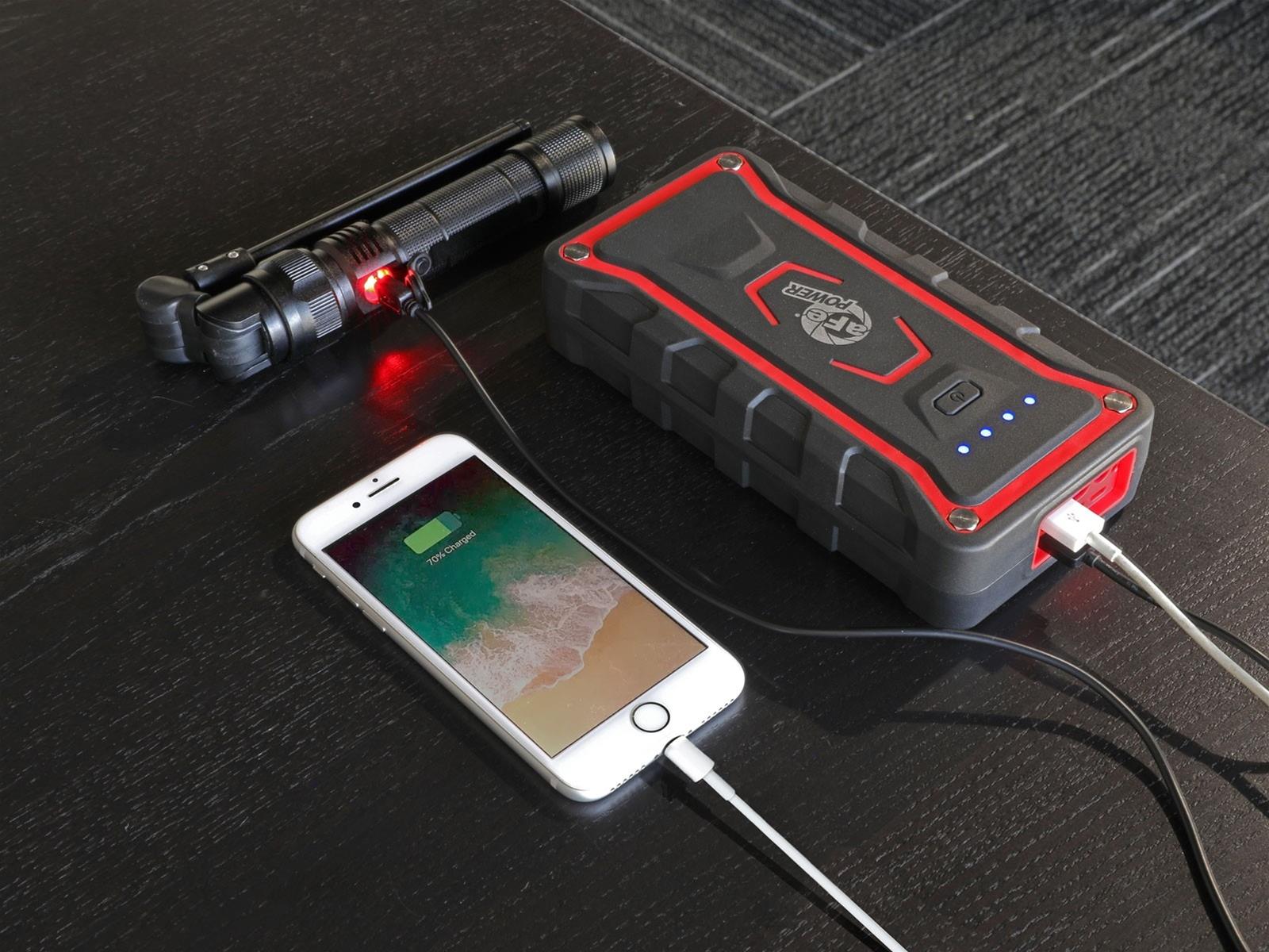 aFe POWER 20000mAh Portable Battery Jump Starter Kit - Mammoth Racing -