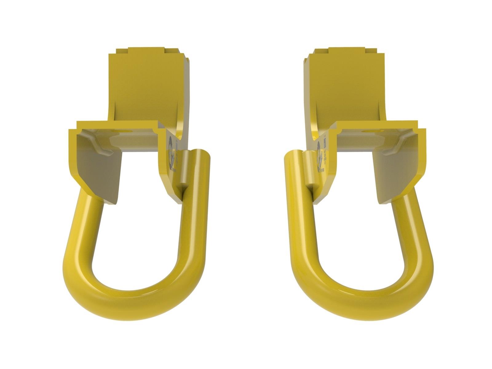 aFe Toyota Tundra 2022 V6-3.5L (tt) Front Tow Hook Yellow - Mammoth Racing -
