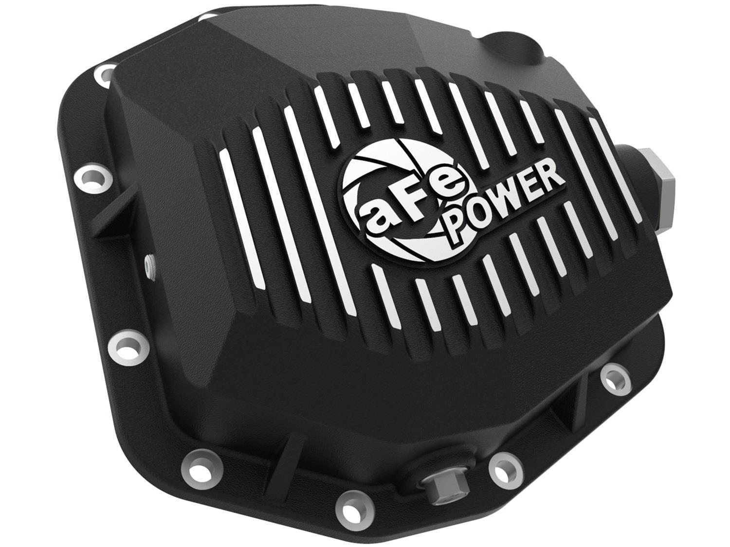 aFe Pro Series Rear Differential Cover Black w/Gear Oil 20-21 Jeep Gladiator (JT) V6 3.6L - Mammoth Racing -
