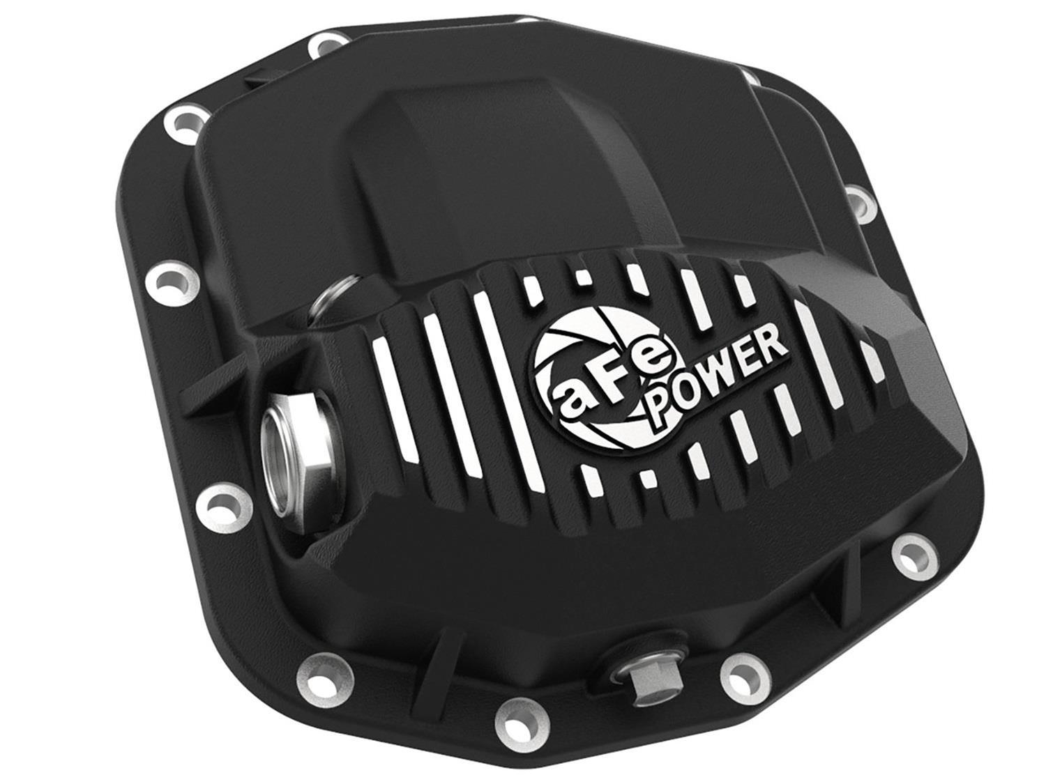 aFe Pro Series Rear Differential Cover Black w/Gear Oil 20-21 Jeep Gladiator (JT) V6 3.6L - Mammoth Racing -