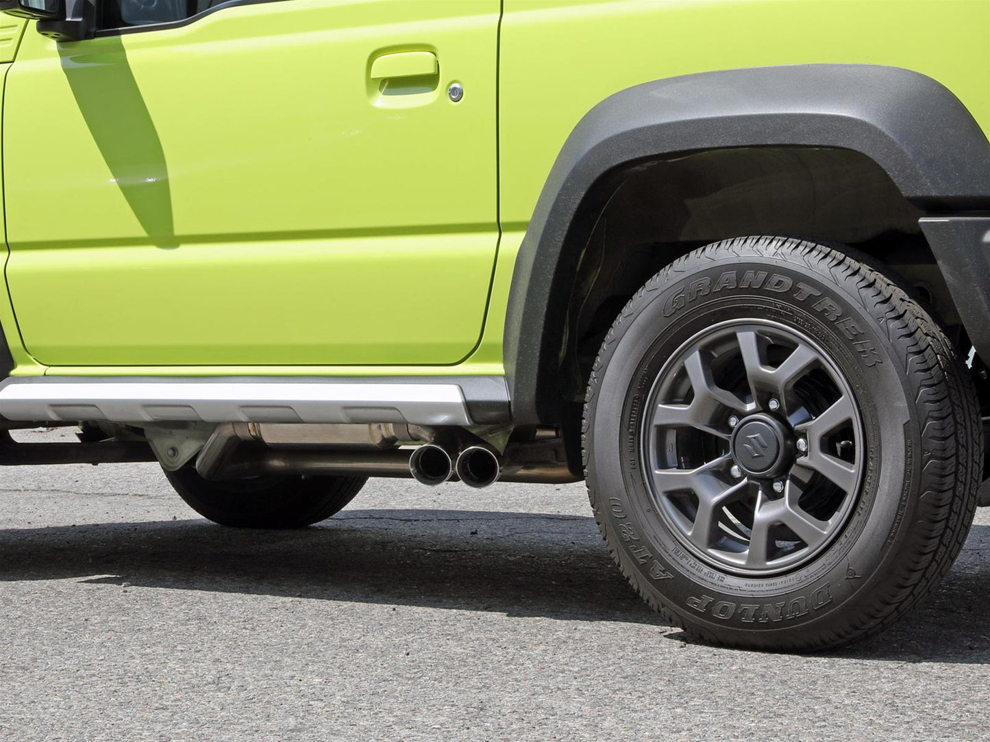 aFe 18-21 Suzuki Jimny Takeda 2-1/4in. 304 SS Cat-Back Exhaust w/ Polished Tip - Mammoth Racing -