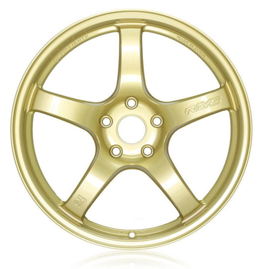 Gram Lights 57dr 19x8.5 +45 5-114.3 E8 Gold Wheel (Minimun Order Qty 20) - Mammoth Racing -