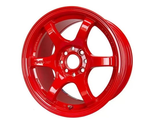 Gram Lights 57dr 19x9.5 +25 5-112 Sputter Red Wheel - Mammoth Racing -
