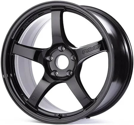 Gram Lights 57dr 19x9.5 +25 5-112 Glossy Black Wheel (moq 20pc) - Mammoth Racing -