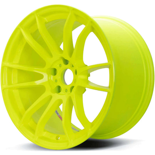 Gram Lights 57xtreme Spec-D 18x9.5 +12 5-114.3 Luminous Yellow Wheel - Mammoth Racing -