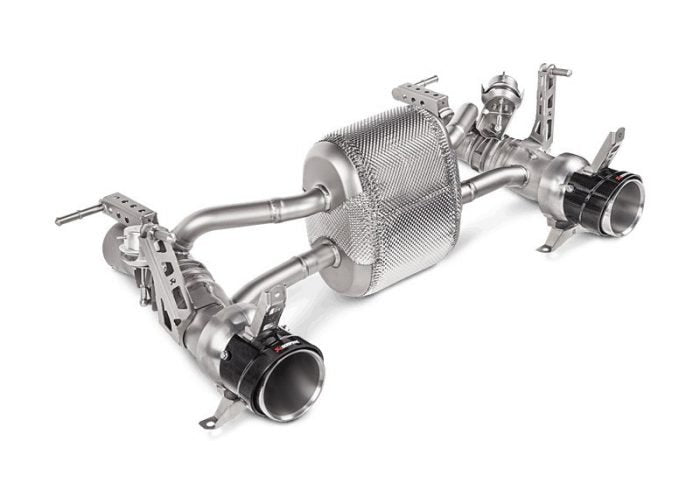 Akrapovic 16-17 Ferrari 488 GTB/488 Spyder Slip-On Line (Titanium) w/ Carbon Tips - My Store