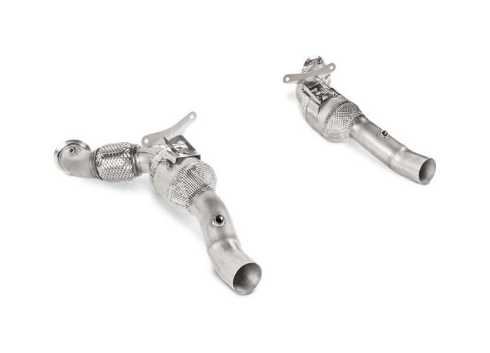 Akrapovic 16-17 Ferrari 488 GTB/488 Spyder Link Pipe Set w/ Cat (SS) - My Store
