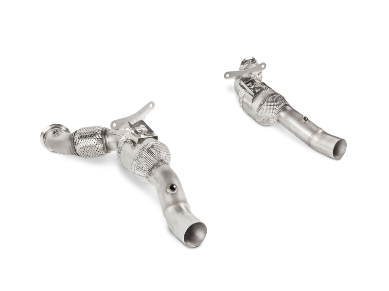 Akrapovic 16-17 Ferrari 488 GTB/488 Spyder Link Pipe Set w/ Cat (SS) - My Store