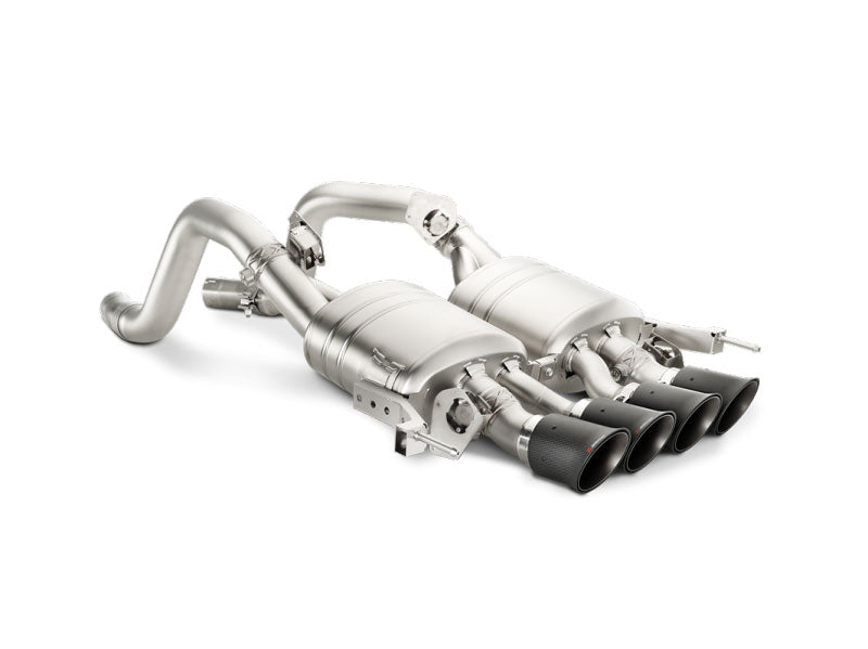 Akrapovic 14-19 Chevrolet Corvette Stingray (Excl Grand Sport) Slip-On Line (Titanium) w/Carbon Tips - My Store