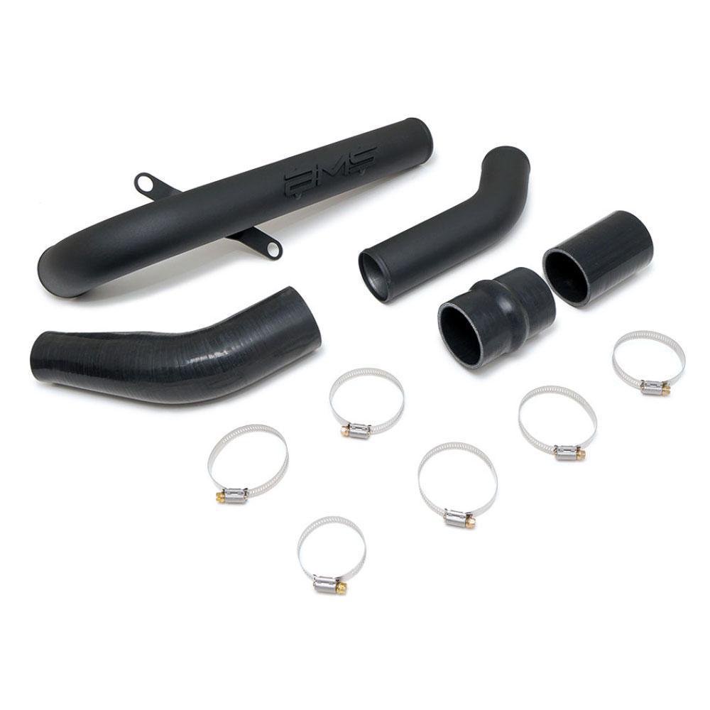 AMS Performance 08-15 Mitsubishi EVO X Upper I/C Pipe - Black Powder Coat - My Store
