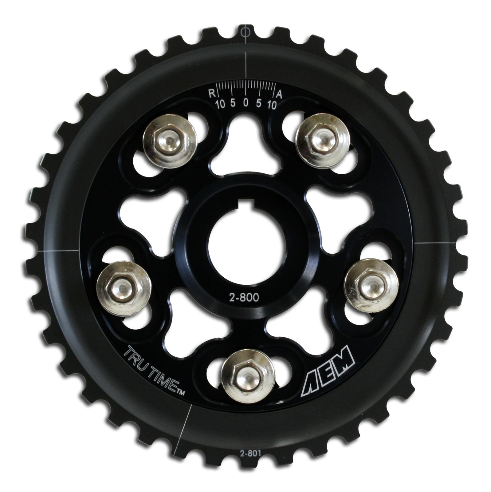 AEM 88-95 Honda Civic/ 93-95 Del Sol S & Si Black Tru-Time Cam Gear - My Store