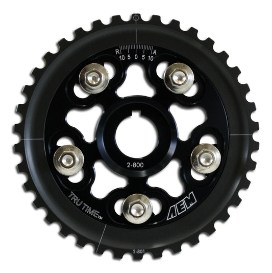 AEM 88-95 Honda Civic/ 93-95 Del Sol S & Si Black Tru-Time Cam Gear - My Store